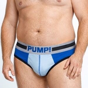 PUMP! Cotton Briefs Blue Size XXL (34-36) H69 NWT